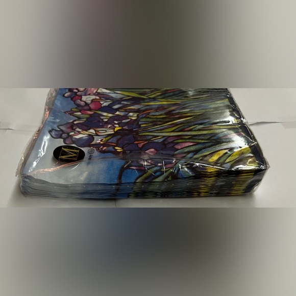 New 20 Paper Napkins Tiffany Museum MOMA 6 1/2” x 6 1/2” made in Germany - Picture 15 of 16